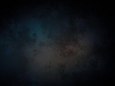 Koyu mavi ve siyah arkaplan ve küçük bir ışık