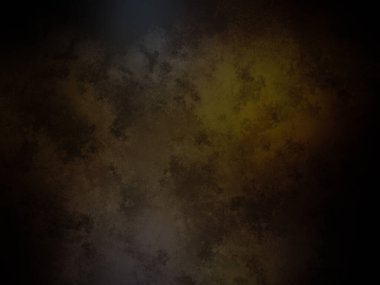 Koyu bir arkaplan ve sarı ışık