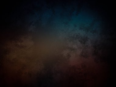 koyu bir arkaplan, mavi ve kırmızı renkli.