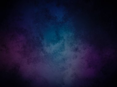 Koyu mavi ve mor bir arka plan ve bulanık bir etki.