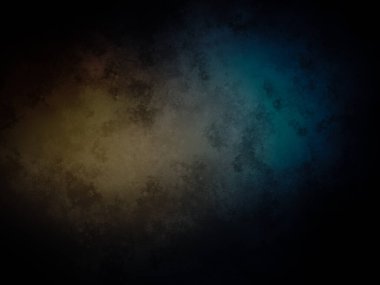 Koyu bir arka plan, mavi ve sarı bir ışık.