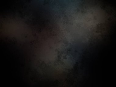 Siyah ve mavi renk şemasına sahip koyu bir arkaplan