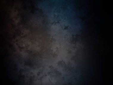 Koyu mavi ve siyah arkaplan, beyaz ve siyah saat.