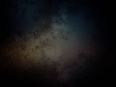 Koyu bir arka plan, mavi ve sarı bir ışık.