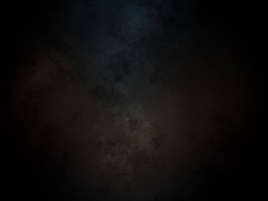 Siyah ve mavi renk şemasına sahip koyu bir arkaplan