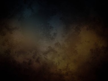 koyu bir arkaplan, mavi ve sarı renkli.