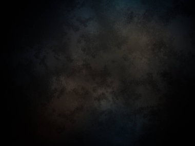 Siyah ve mavi renk şemasına sahip koyu bir arkaplan