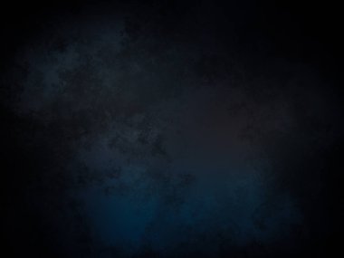 Siyah beyaz saati olan koyu mavi bir arkaplan.