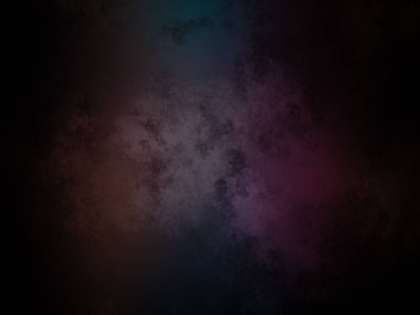 Renkli bir bulanıklığa sahip koyu bir arkaplan