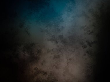 Koyu mavi ve siyah arkaplan ve beyaz saat.