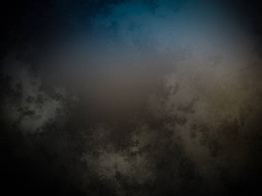 Karanlık ve bulutlu bir gökyüzü ve uzakta bir uçak.