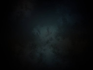 Siyah ve mavi renk şemasına sahip koyu bir arkaplan