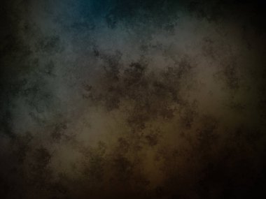 Koyu ve kirli bir arka plan, mavi ve sarı bir ışık