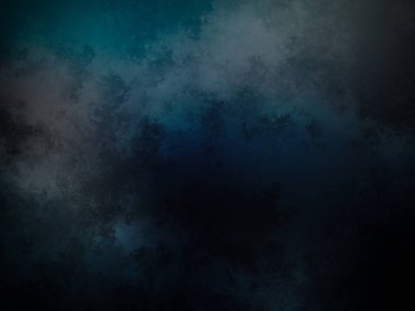 Koyu mavi ve siyah arkaplan ve beyaz saat.