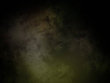 Siyah ve yeşil arkaplan ve saat.