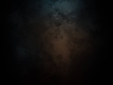 Siyah ve mavi renk şemasına sahip koyu bir arkaplan