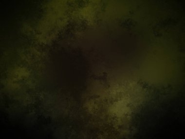 Koyu yeşil ve siyah arka plan, kırmızı ve beyaz saat.