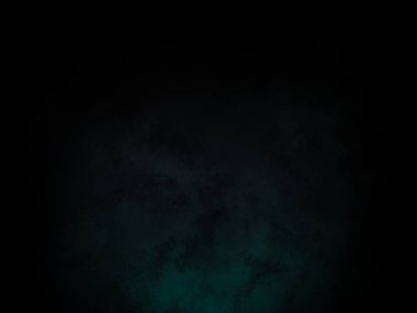 Siyah arka planı ve saati olan karanlık bir oda.