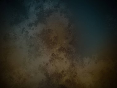 Üzerinde saat olan karanlık ve kirli bir duvar.