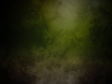 Beyaz saati olan yeşil ve siyah bir arkaplan