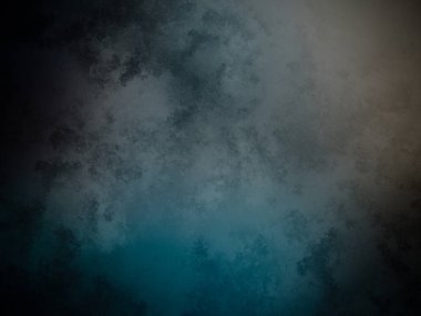 Beyaz ve siyah saati olan mavi ve siyah bir arkaplan