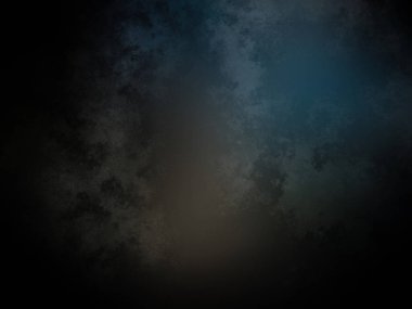 Koyu mavi ve siyah bir arkaplan ve tepeden gelen bir ışık.