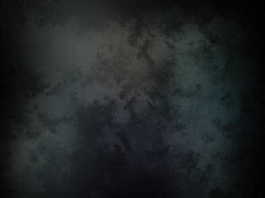 Siyah ve mavi renk şemasına sahip koyu bir arkaplan