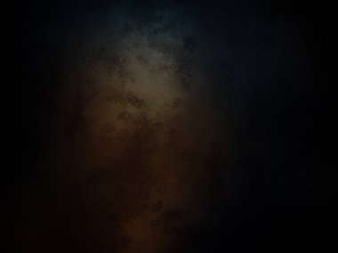 Siyah ve turuncu bir arka plan ve karanlık bir gökyüzü.