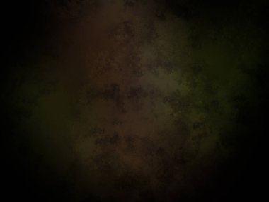 koyu bir arkaplan yeşil ve kahverengi