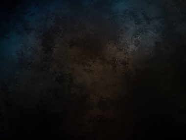 Siyah beyaz saati olan koyu mavi ve siyah bir arkaplan.