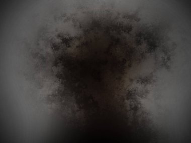 Siyah yüzlü birinin siyah beyaz fotoğrafı.