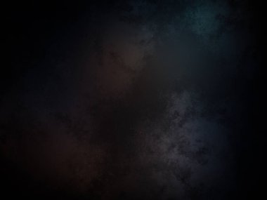 Siyah ve mavi renk şemasına sahip koyu bir arkaplan