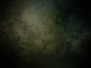 Koyu yeşil ve siyah arkaplan ve beyaz saat.