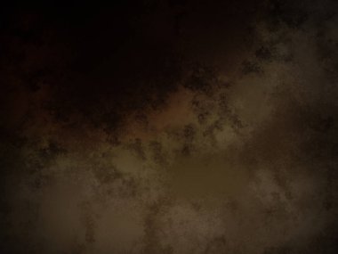 Siyah beyaz saati olan koyu kahverengi bir arka plan.