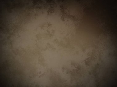 Siyah arka planı olan kahverengi bir duvar.