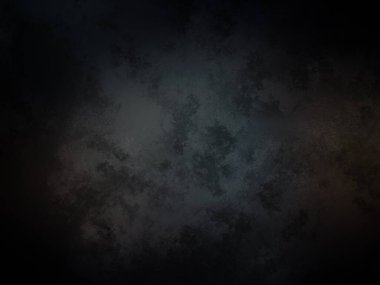 Siyah ve mavi renk şemasına sahip koyu bir arkaplan