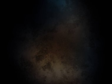 koyu bir arkaplan mavi ve turuncu bir ışık