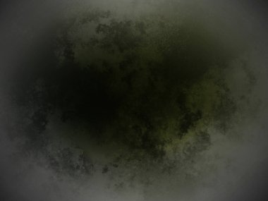 Yeşil ve siyah arkaplanlı siyah beyaz bir fotoğraf.