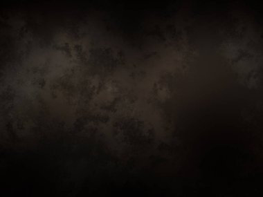 Siyah duvarı ve beyaz saati olan koyu bir arkaplan.