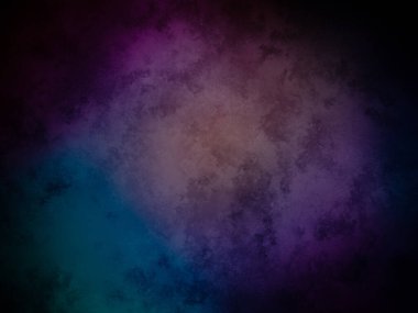 Siyah arkaplanı olan mor ve mavi bir arkaplan