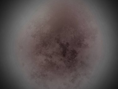 Dairesel bir nesnenin siyah beyaz fotoğrafı