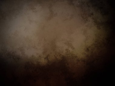 Kahverengi ve siyah arkaplan ve beyaz saat.