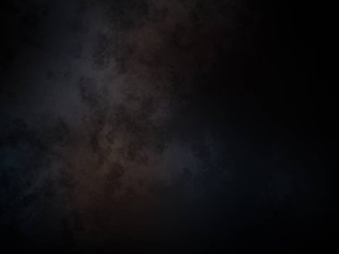 Siyah ve mavi renk şemasına sahip koyu bir arkaplan