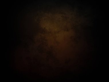 Siyah arkaplan ve koyu turuncu ışık.