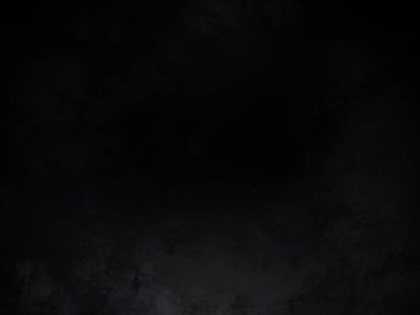 Kara bir arka plan, karanlık bir gökyüzü ve birkaç bulut.