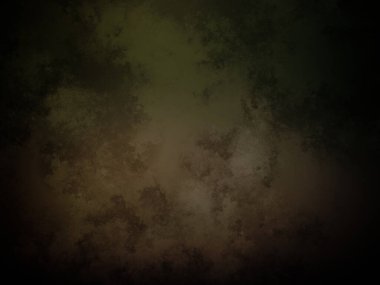 Koyu yeşil ve siyah arkaplan ve beyaz saat.