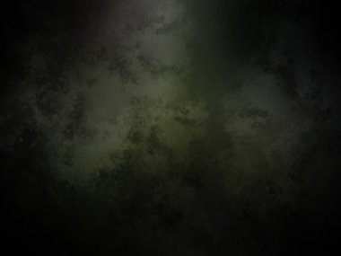 Koyu yeşil ve siyah arkaplan ve beyaz saat.