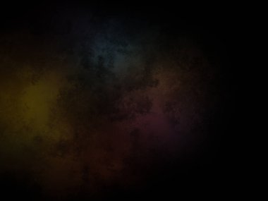 koyu bir arkaplan ve renkli bir ışık