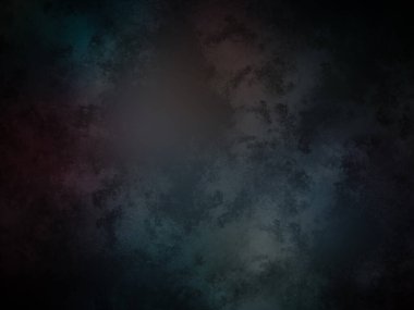 koyu bir arkaplan, mavi ve kırmızı renkli.