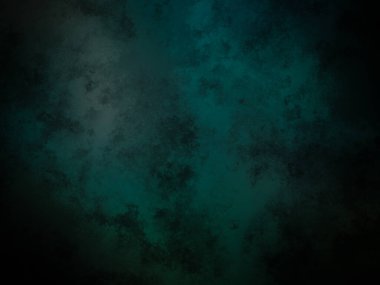 Koyu mavi ve yeşil arka plan ve beyaz saat.